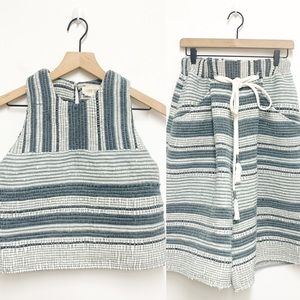Anthropologie by Laura Siegel Textured Knit Two Piece Set